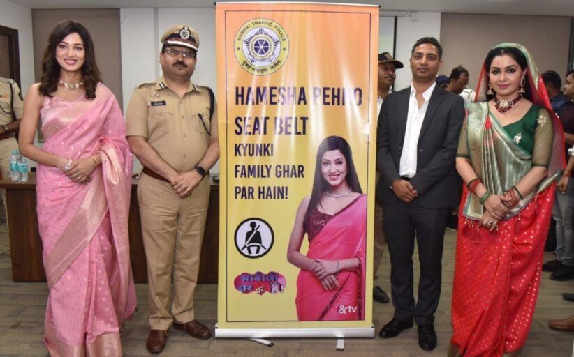 &TV and Mumbai Traffic Police join forces for Road Safety Week Popular show Bhabiji Ghar Par Hai artists urge commuters to follow safety rules