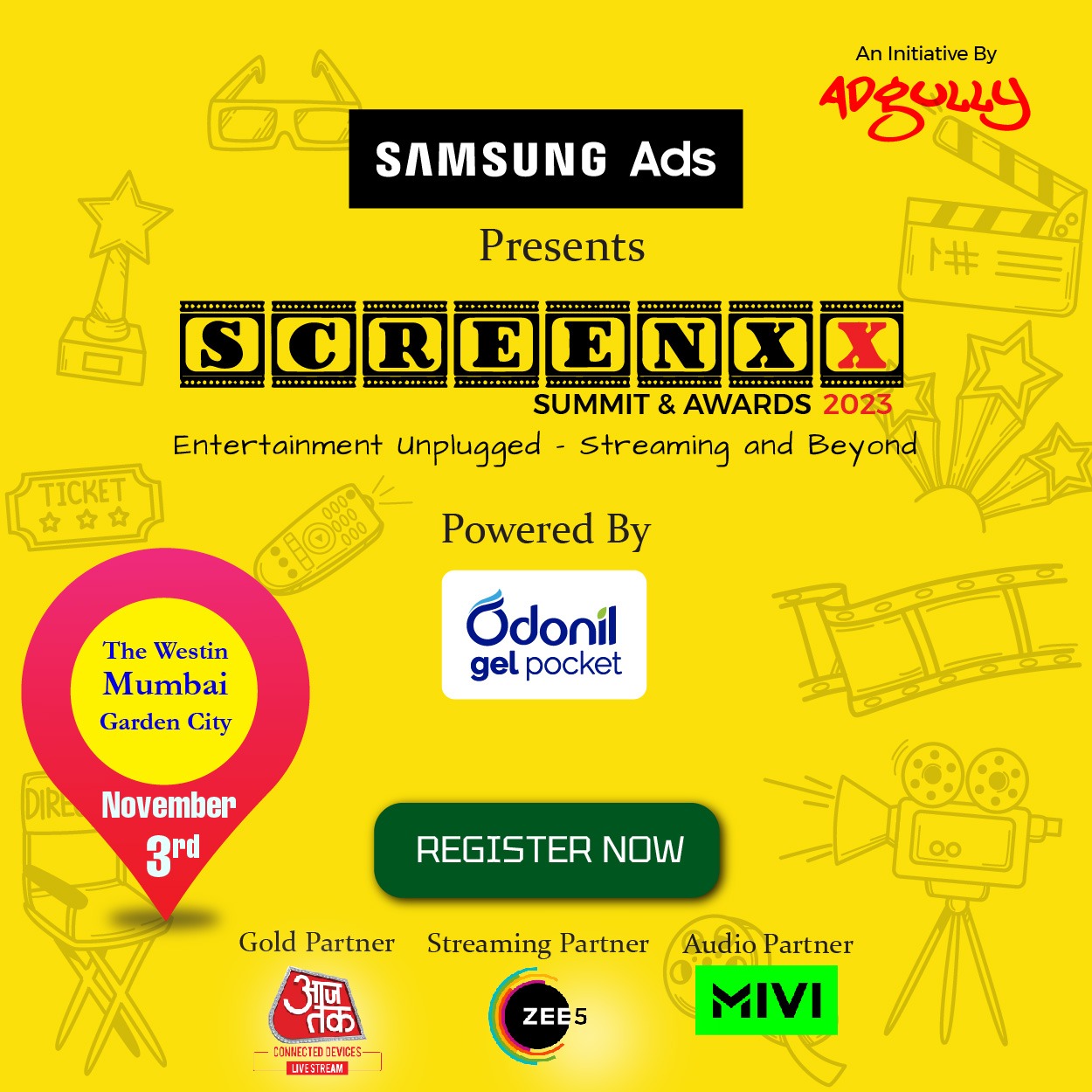 Lights, camera, acknowledgment: Adgully announces SCREENXX Summit and Awards 2023